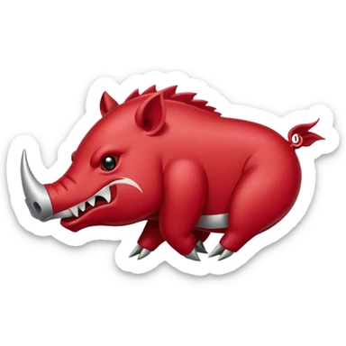 Arkansas razorback sticker
