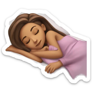 Ariana Grande sleeping sticker