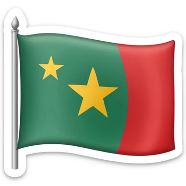 bandera marruecos gris sticker