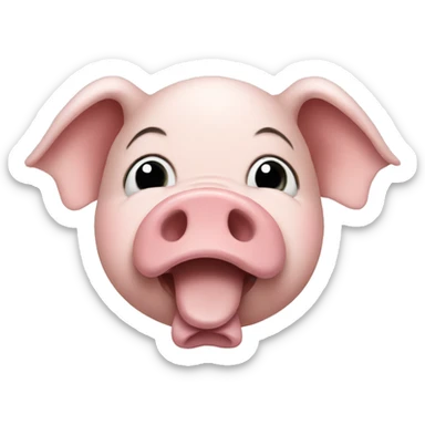 Pig elephant  sticker