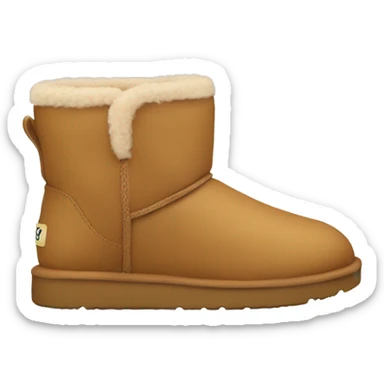 tan mini ugg boots sticker