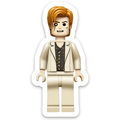 DAVID BOWIE lego full body sticker
