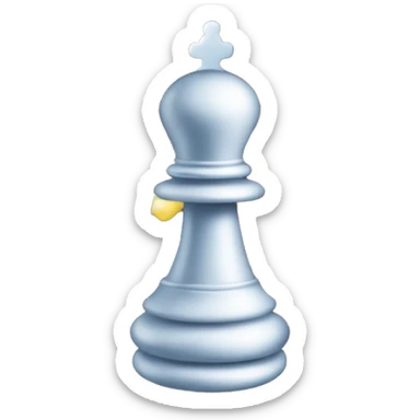 blob moving a chess piece sticker