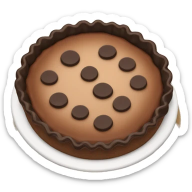 Chocolate pie  sticker