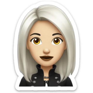 Femme gothique  sticker