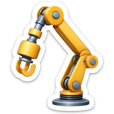Mechanical arm sticker