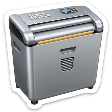 paper shredder sticker