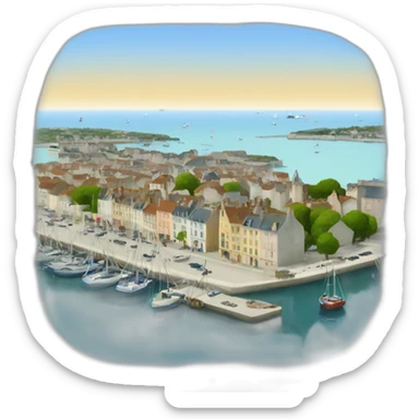 la Rochelle Harbor sticker