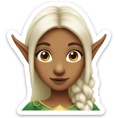 Princess elf  sticker