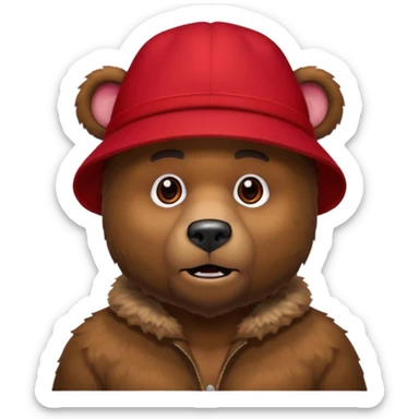 kanye west bear man sticker
