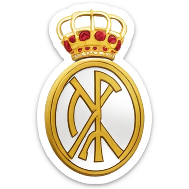 réal madrid logo sticker