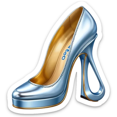 Jeff Koons style spam dress shoe sculpture  sticker