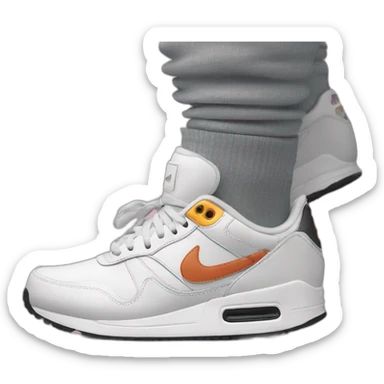 Nike shoes collaboration with adidas sticker