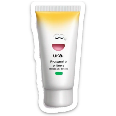 hand cream with urea sticker