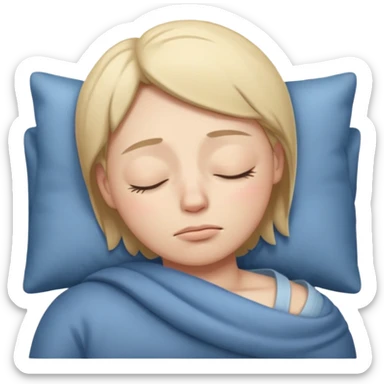 Sleepy Character zzz sticker