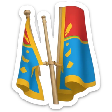 Buryatia flag sticker