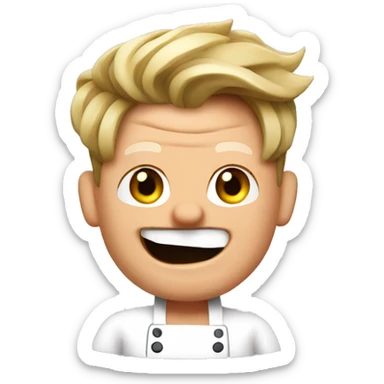 gordon ramsay cooking with pots sticker