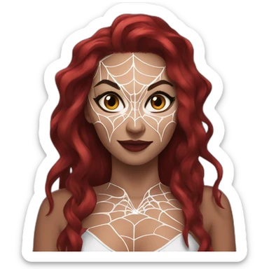 Jess Ddrew spider woman sticker