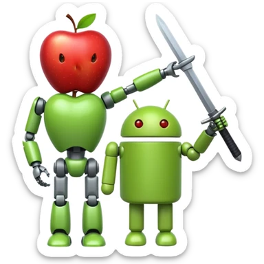 Apple Kills android sticker