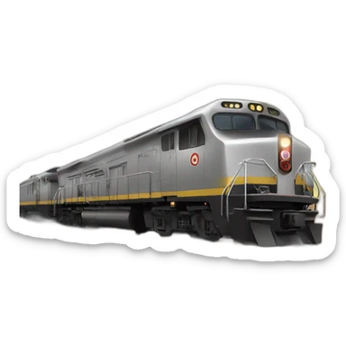 Miss a train sticker