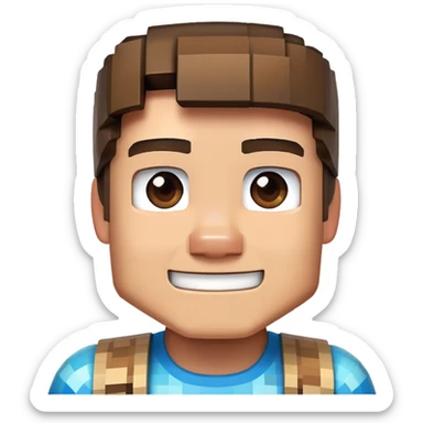 minecraft Steve sticker