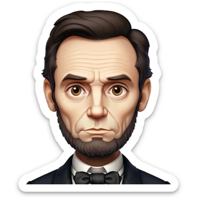 Abraham Lincoln  sticker
