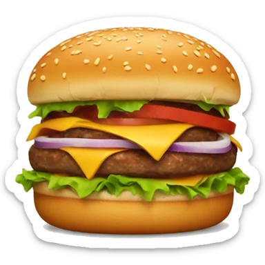 Burger  sticker
