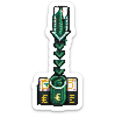 investment concept with upward arrow and money sticker