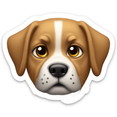 Perro con manchas negros sticker