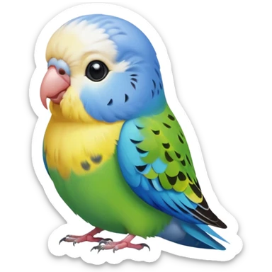 A bird Budgie breed  sticker