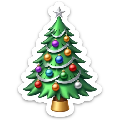  Xmas tree sticker