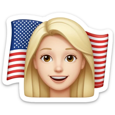 The Joyful American sticker