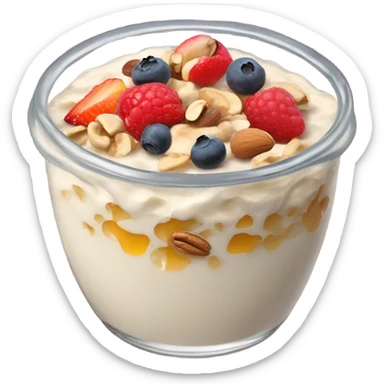 Overnight oats sticker
