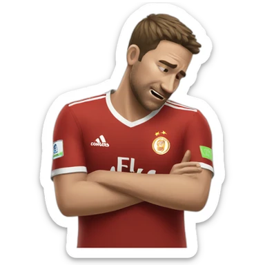 Guy losing in fifa sticker