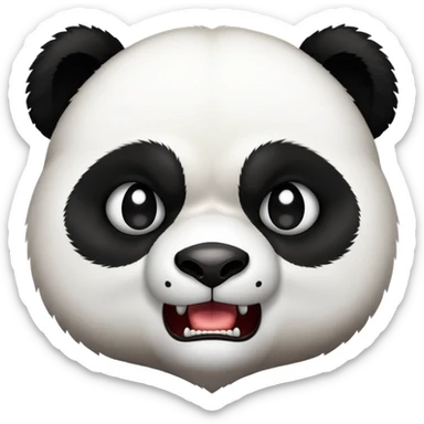 Psycho panda  sticker