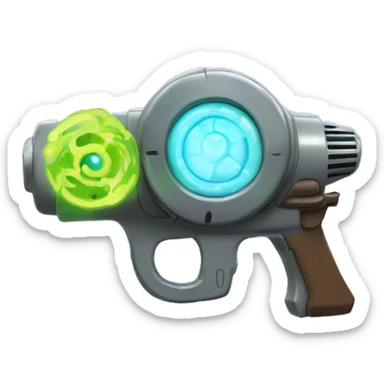 Rick and Morty Portal Gun sticker