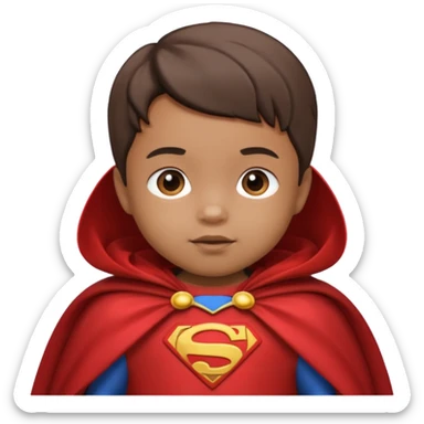 Toddler Batman in capes sticker