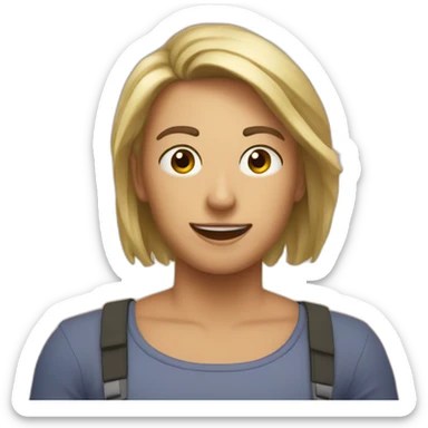 estrella a la mitad sticker