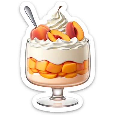 peach parfait sticker