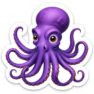an octopus sticker