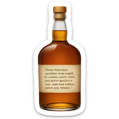 Whiskey  sticker