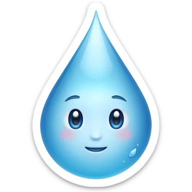 water droplet emoji sticker