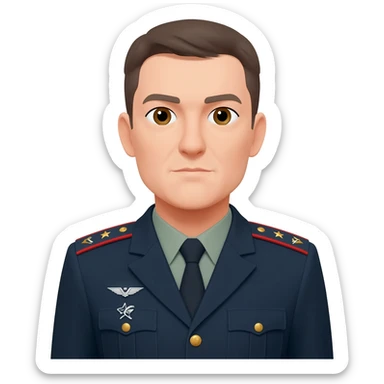 General 3 stars sticker