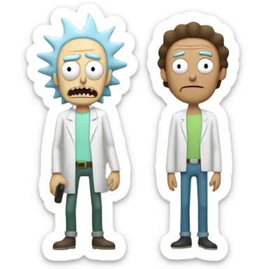 Rick and Morty  sticker