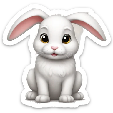 bunny sticker
