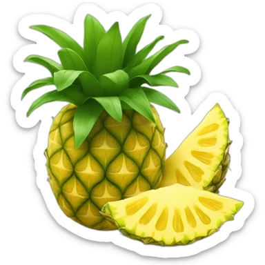 Ananas qui rigole sticker
