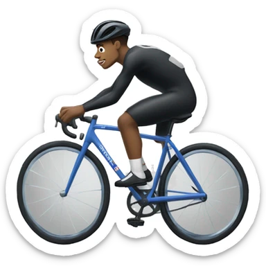 Mbappé sur un vélo  sticker