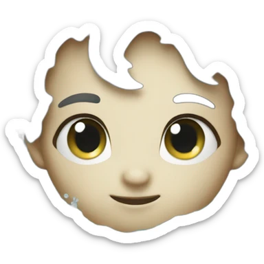 cute elemental of water sticker