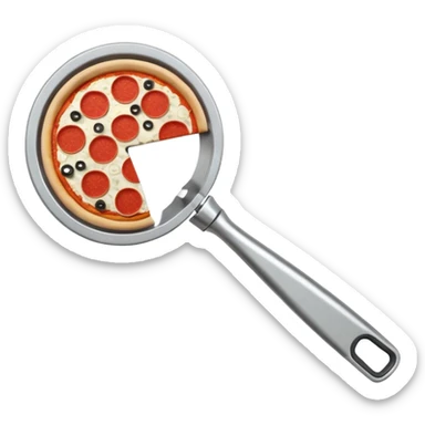 pizza cutter sticker