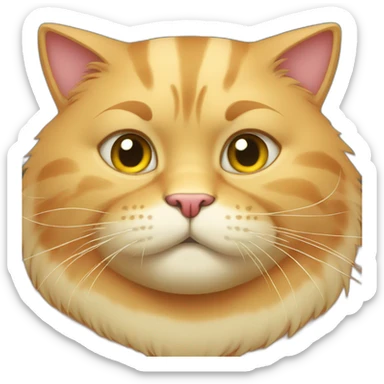 BIG FAT CAT sticker